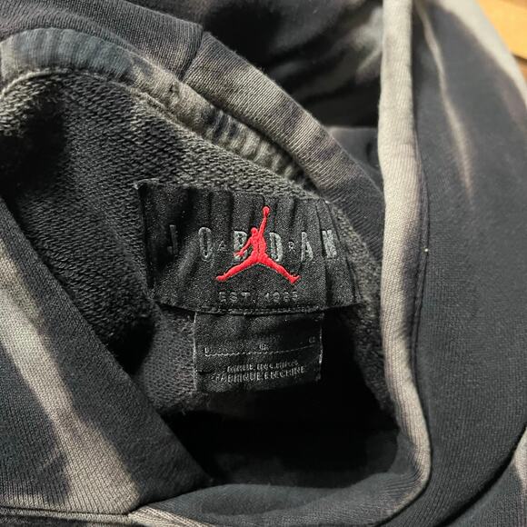 Nike Jordan DNA Black and Gray Hoodie Size Large - Picture 6 of 6